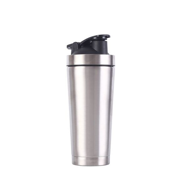 Stainless Steel Protein Powder Shaker Bottle-12oz