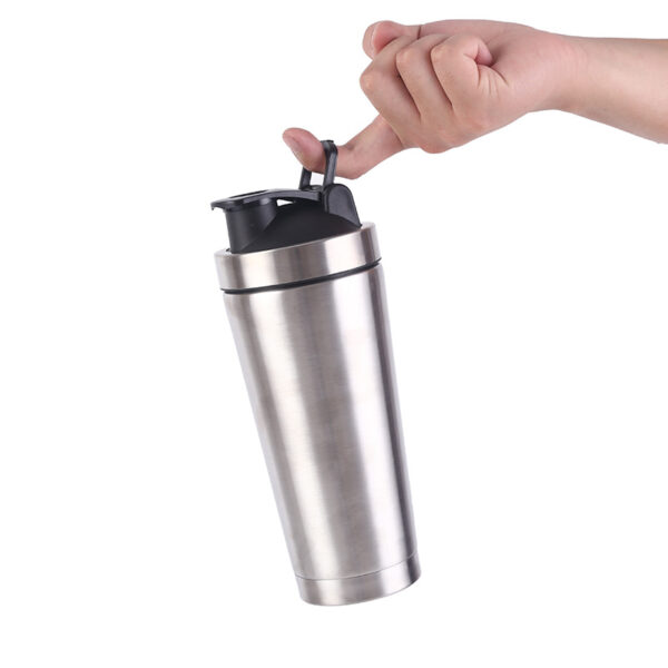 Stainless Steel Protein Powder Shaker Bottle-12oz