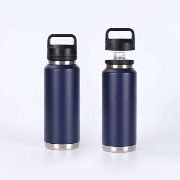 Large Capacity Double Lid Insulated Bottle-36oz