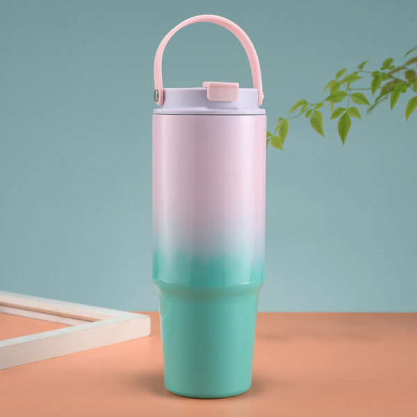 Gradient Color Tumbler With Handle 40OZ