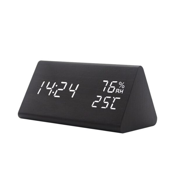 Temperature & Humidity Multi-function Silent Alarm Clock