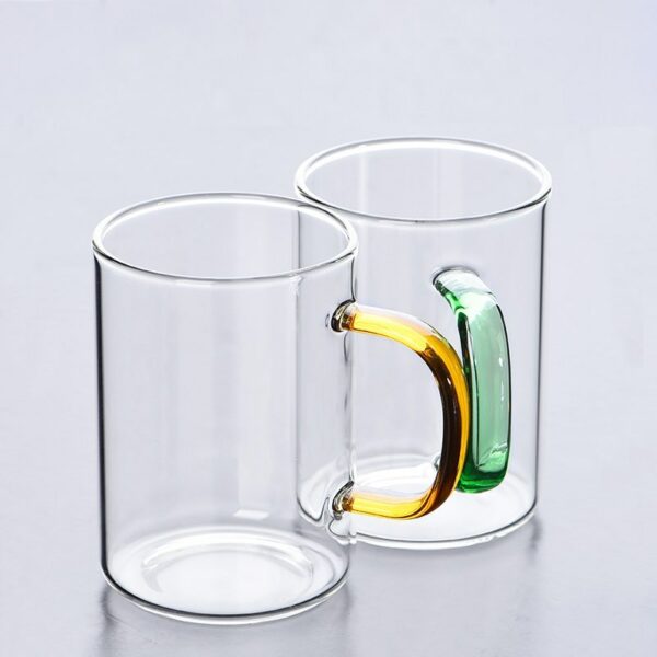 Colored Handle Borosilicate Glass 10oz