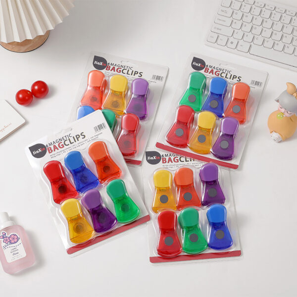 Rainbow Magnetic Food Sealing Clip