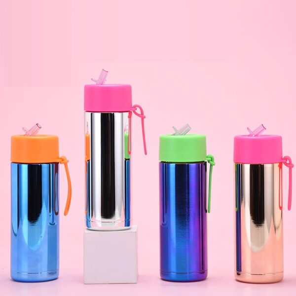 Portable Large Mouth Plated Stainless Steel Insulated Bottle 22oz