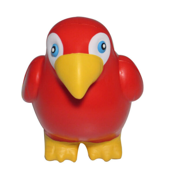 Red Parrot Shaped Stress Reliever