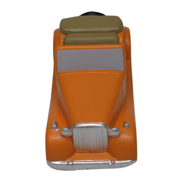 Realistic Orange Retro Car Shaped Stress Reliever