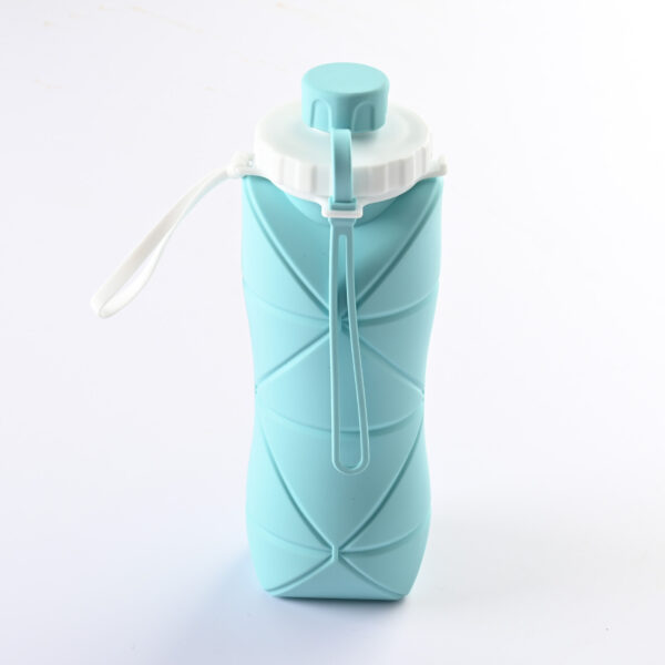 Portable Collapsible Silicone Water Bottle 21oz