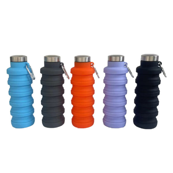 Customized Collapsible Silicone Bottle 17oz