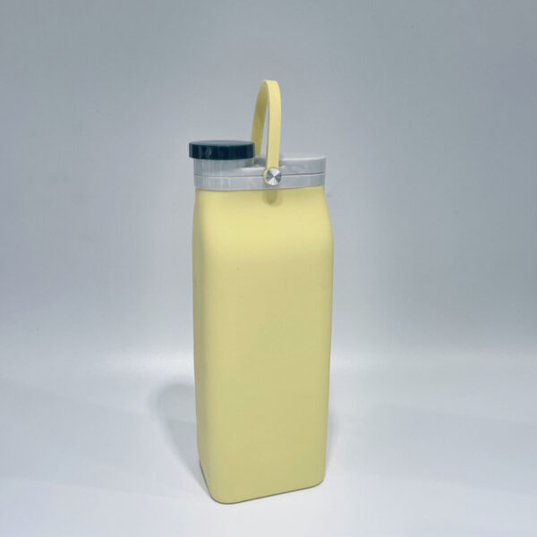 Customized Collapsible Silicone Outdoor Milk Bottle 14oz