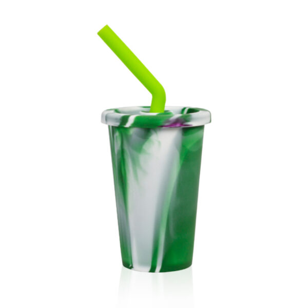 Creative Portable Large Capacity Silicone Straw Cup 17oz