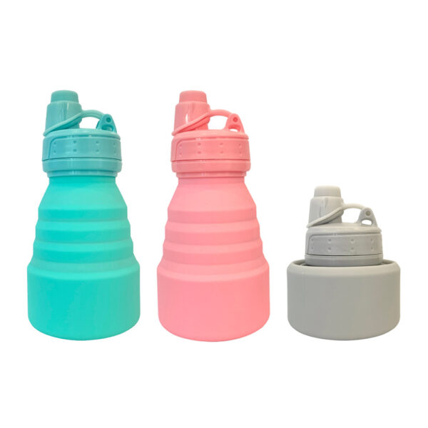 Collapsible Silicone Sport Bottle 17oz