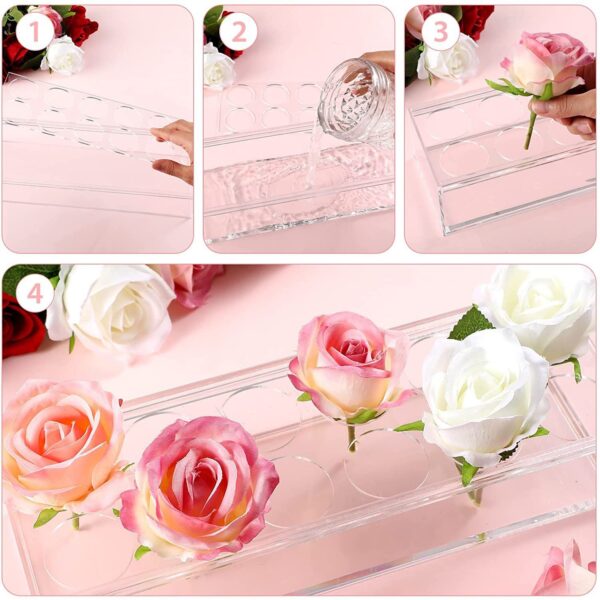 Flower Acrylic Box for Table Decoration