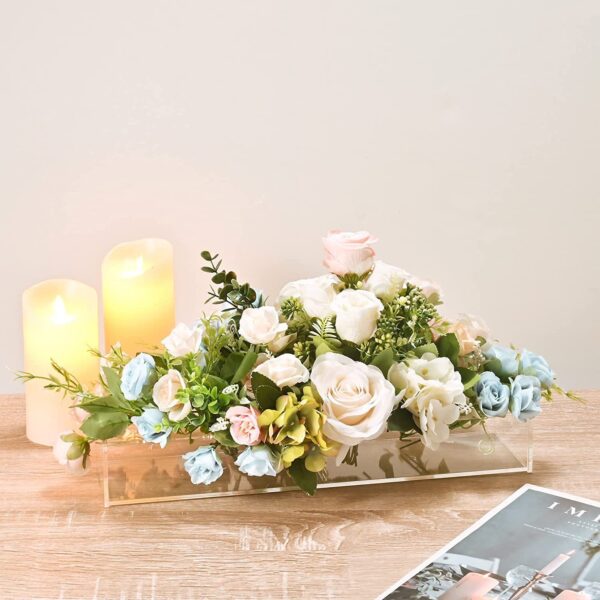 Flower Acrylic Box for Table Decoration