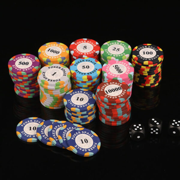 Ceramic Poker Chip with 1 Side Imprint (10 Colors) with Logo