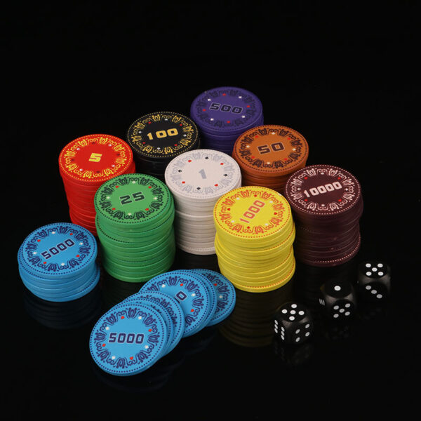 Cercis Chinensis Style Ceramic Poker Chip