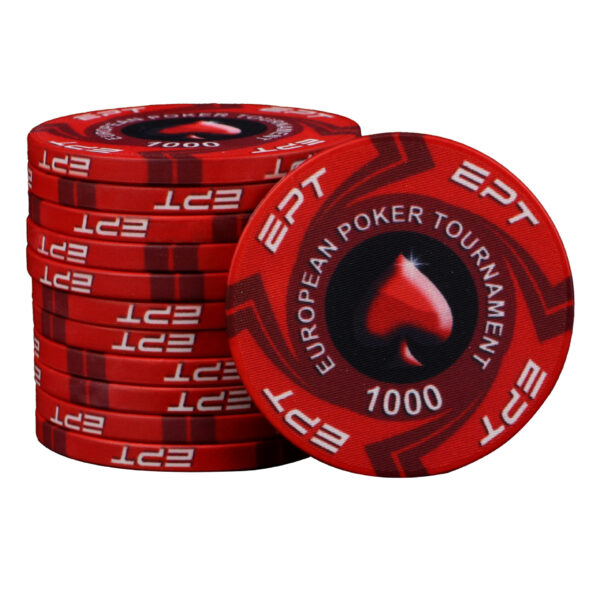 Customized EPT Style Ceramic Poker Chip