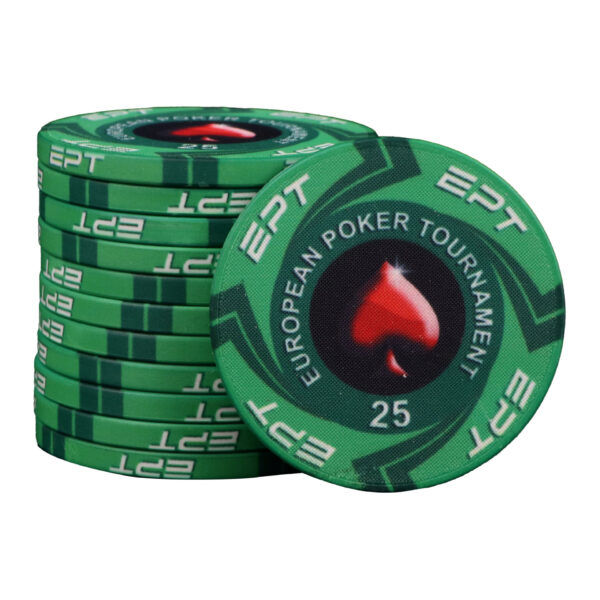 Customized EPT Style Ceramic Poker Chip