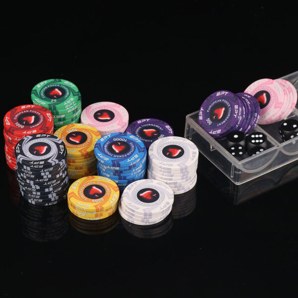 Customized EPT Style Ceramic Poker Chip