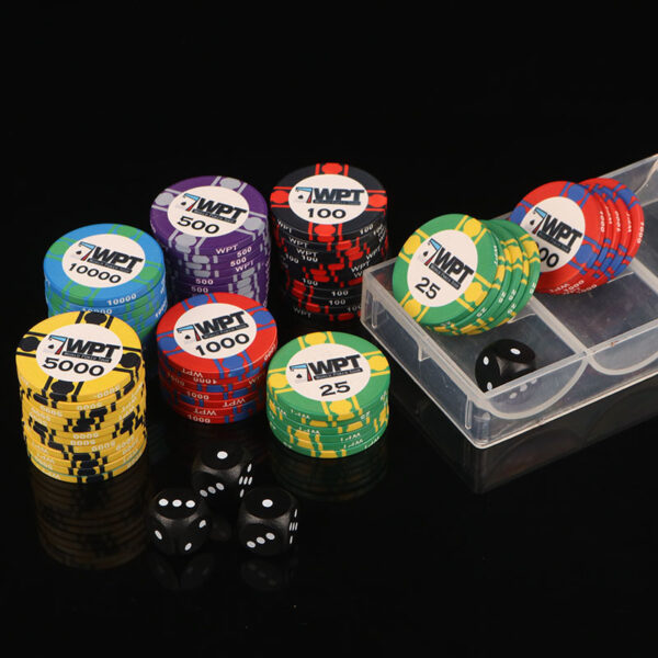 Customized WPT Style Ceramic Poker Chip