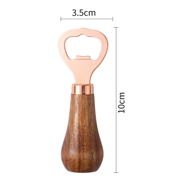 Eco-friendly Solid Wooden Handle Bottle Opener