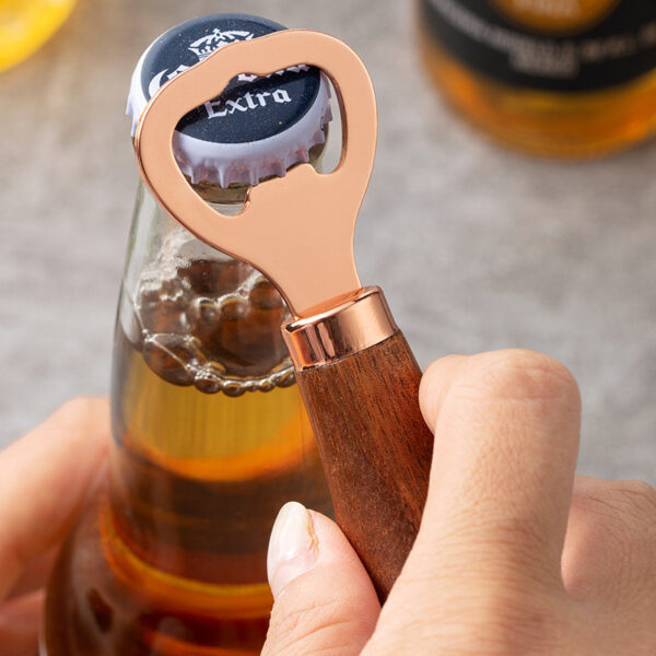 Eco-friendly Solid Wooden Handle Bottle Opener