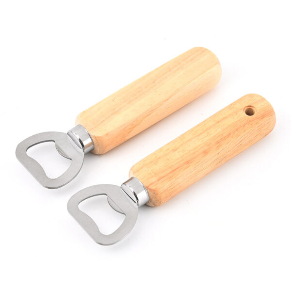 Customized Durable Wooden Handle Bottle Opener