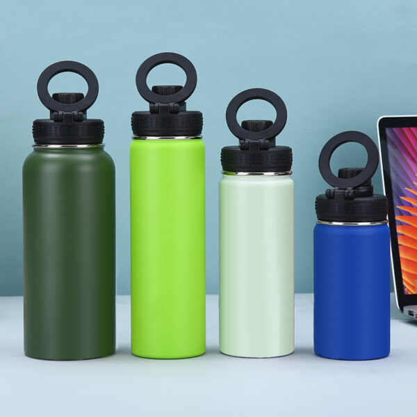 12 OZ New Stainless Steel Insulated Bottle with Magnetic Lid