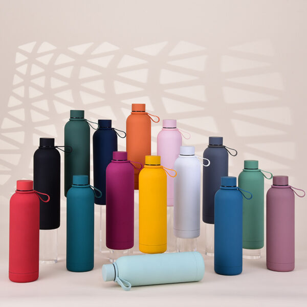 17 OZ Stainless Steel Frosted Vacuum Insulated Bottle