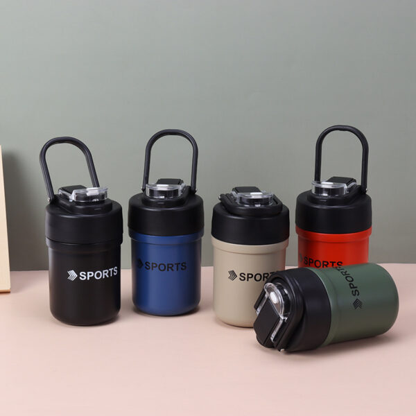 17 OZ Customized Stainless Steel Bottle with Straw