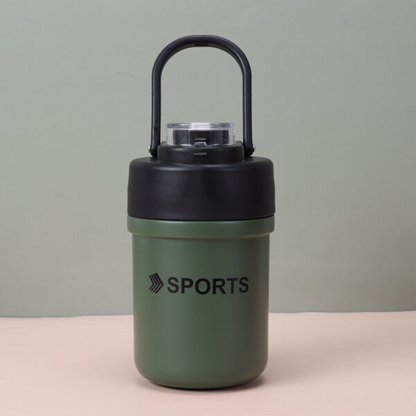 17 OZ Customized Stainless Steel Bottle with Straw