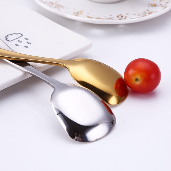 New Creative Thicken Stainless Steel Coffee Spoon