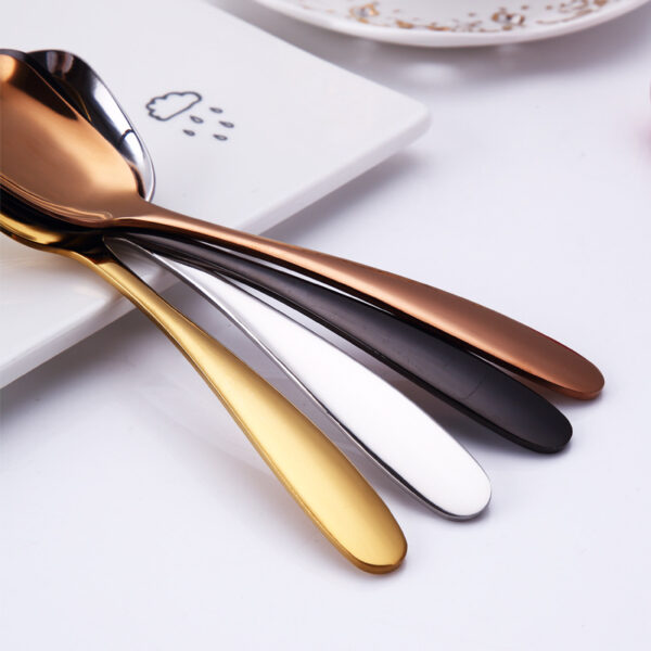 New Creative Thicken Stainless Steel Coffee Spoon