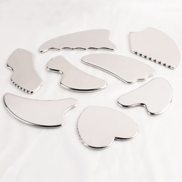 Stainless Steel Heart-shaped Gua Sha Massager