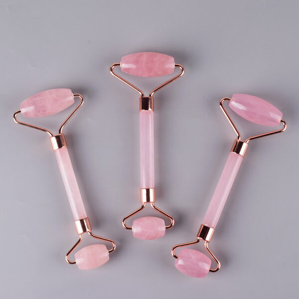 New Customized Pink Crystal Roller Massager