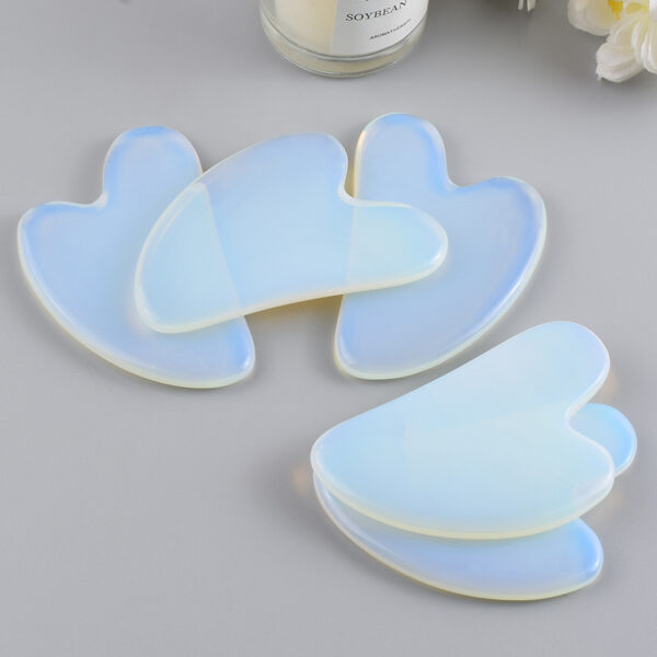 New Heart-shaped Opal Gua Sha Massager