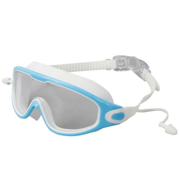 Customized Silicon Anti-fog Swimming Goggles with Earplugs