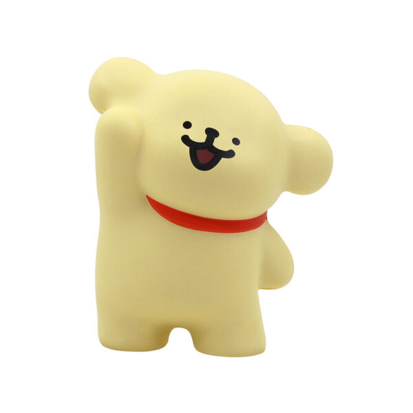 Cute Yellow Dog-shaped Stress Reliever with Your Logo