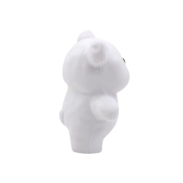 Cute White Dog-shaped Stress Reliever with Your Logo