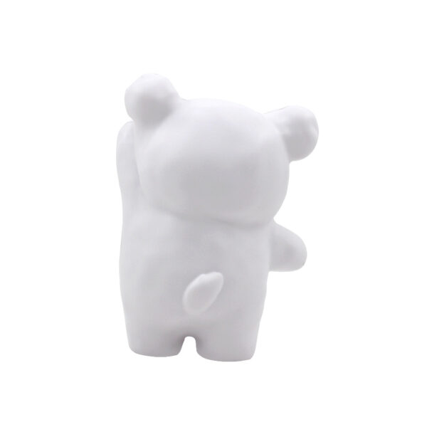 Cute White Dog-shaped Stress Reliever with Your Logo