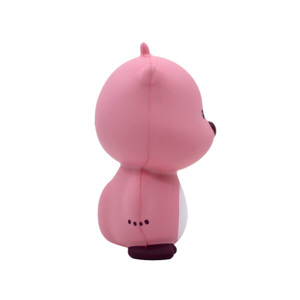 PU Foam Pink Loopy-shaped Stress Balls with Your Logo