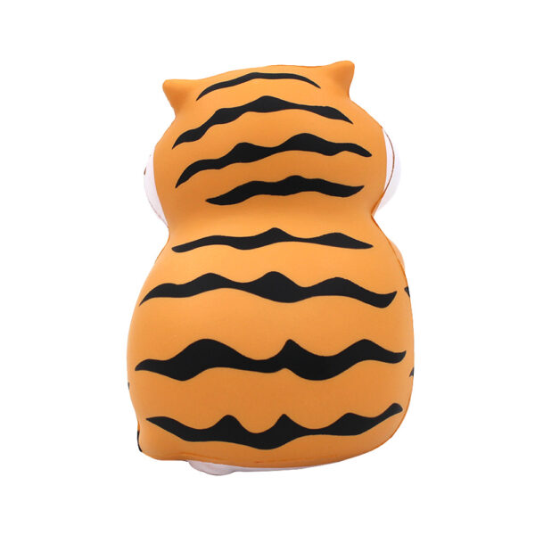 PU Foam Tiger-shaped Stress Balls with Milk Tea