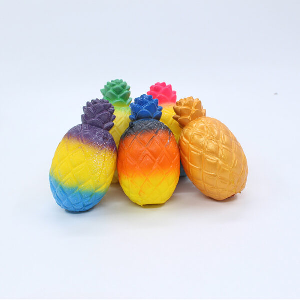 PU Foam Pearly Pineapple Shaped Stress Balls with Your Logo