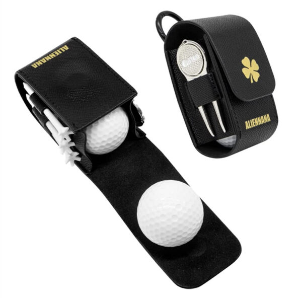 Waist Hanging Mini PU Leather Golf Pouch