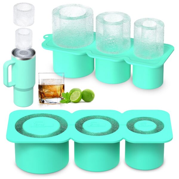 Reusable Silicone Ice Cube Tray For 40oz Insulated Tumbler