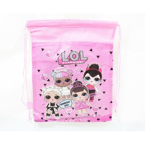 Full Color Non-Woven Drawstring Pouch For Gifts