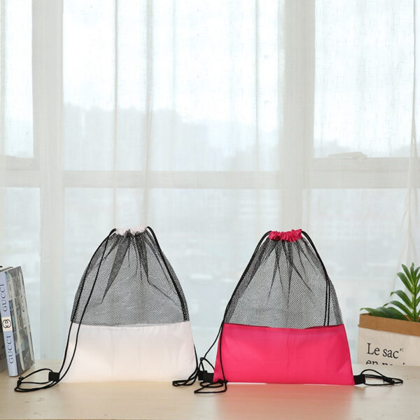 Classic Polyester Waterproof Drawstring Bag-210D