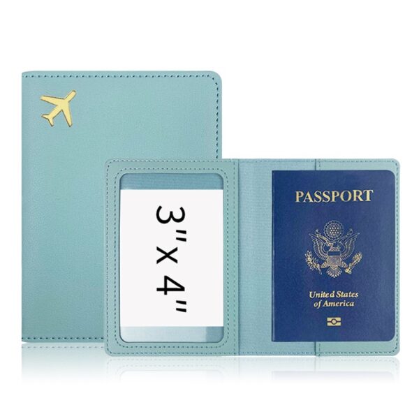 Business Travel Simple Airplane Passport Holder