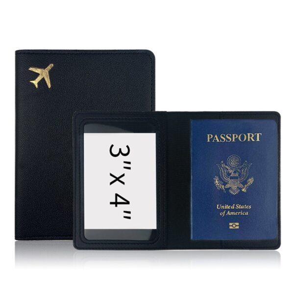 Business Travel Simple Airplane Passport Holder