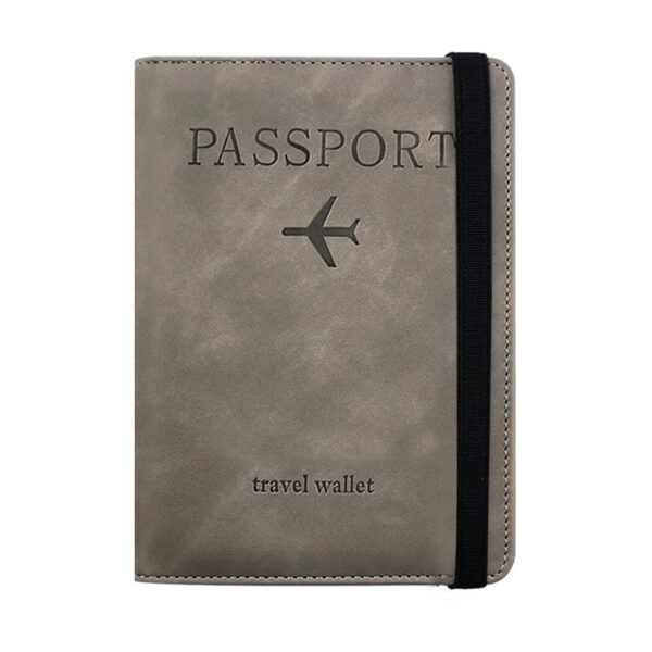 Travel RFID Leather Passport Travel Wallet