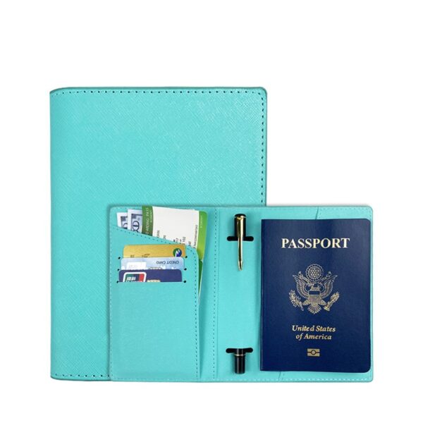 Travel Fashion Passport Case with Pen Insert